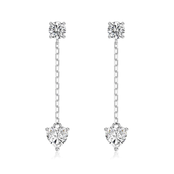 Earrings CikOrefice Gioielli Woman in Silver Cubic Zirconia ETPTR01 - ETPTR01